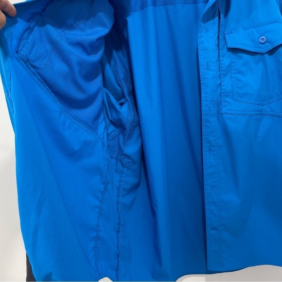 Alaskan Hardgear by Duluth Trading Co. XL Blue Button-Up Shirt Outdoor/Utility - Picture 9 of 16
